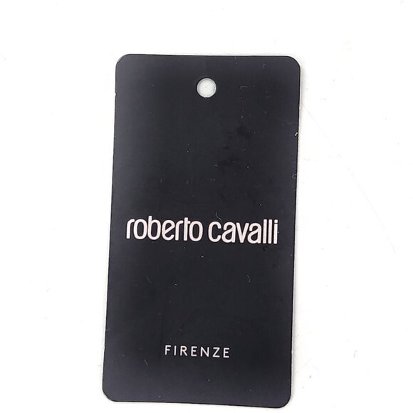 ROBERTO CAVALLI Men's Black Leather Studded Loafers - Picture 3 of 13